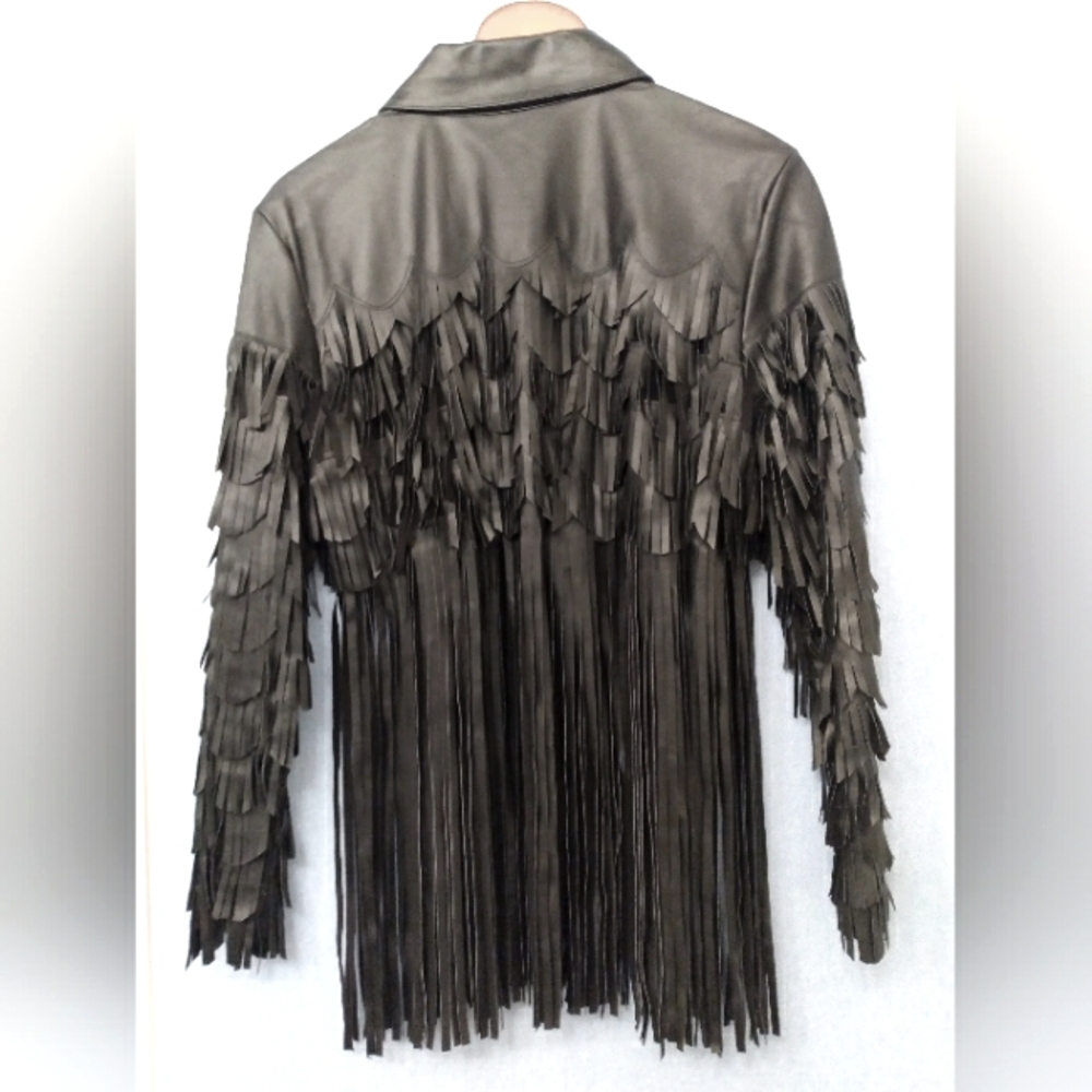 Fringe Jacket‎ Western Style Festival Fashion Coat, Size Unknown